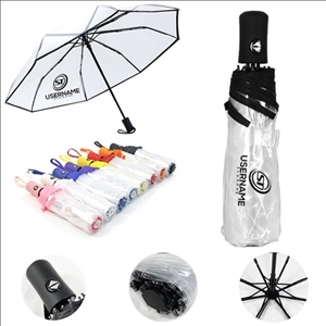 Automatic Folding Clear Umbrella